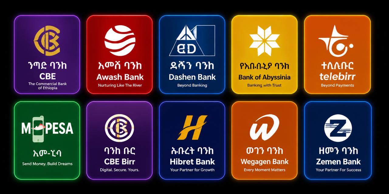 Supported Ethiopian banks and wallets: CBE, Awash, Dashen, Bank of Abyssinia, Telebirr, M-Pesa, CBE Birr, Hibret, Wegagen, Zemen